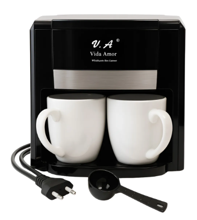 Cafetera Eléctrica Doble Taza