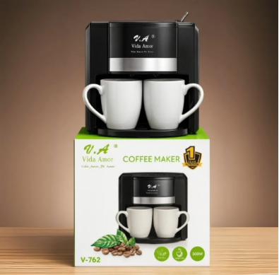 Cafetera Eléctrica Doble Taza