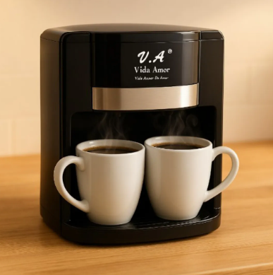 Cafetera Eléctrica Doble Taza