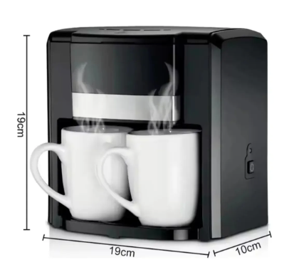 Cafetera Eléctrica Doble Taza